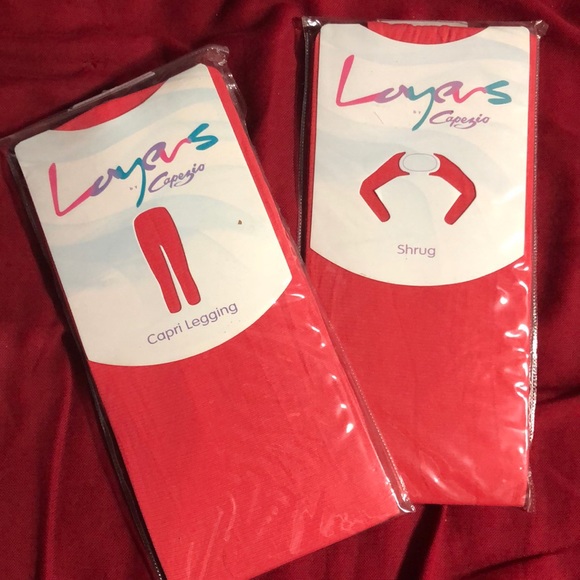 Coral stretchy dancewear - Picture 1 of 5